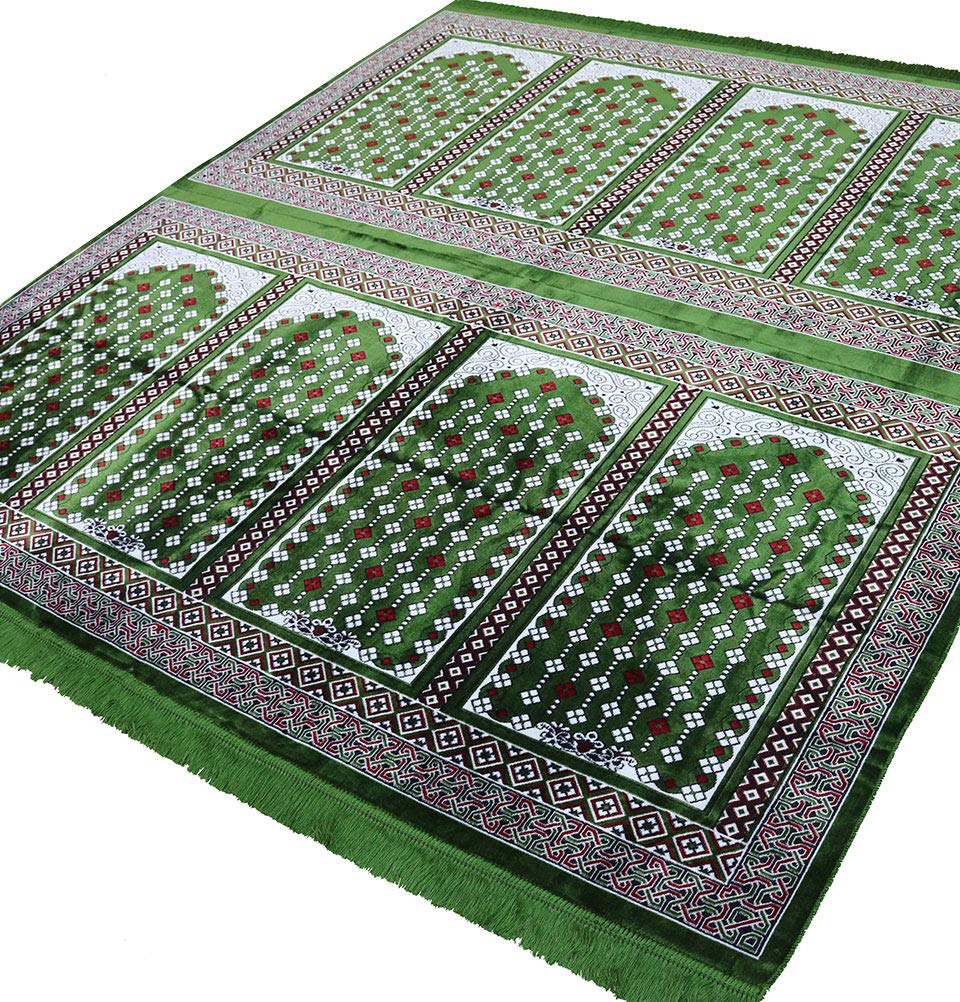 Amazon.com: Modefa Turkish Prayer Rug | Wide 8 Multi Person Velvet